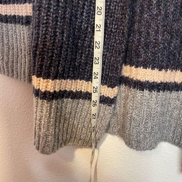 Fat Face Open Front Cardigan Navy Sweater Size 2 - Picture 2 of 9